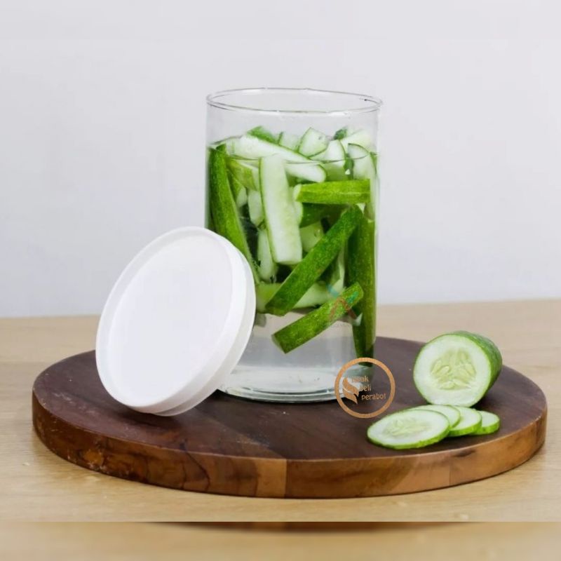 [ 3 PCS ] TOPLES CANARY B 880 ML DLX GLASS TOPLES | WADAH MAKANAN