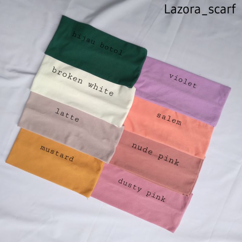 INNER BANDANA BAHAN KAOS/CIPUT 1 WARNA/CIPUT BANDANA/CIPUT KAOS