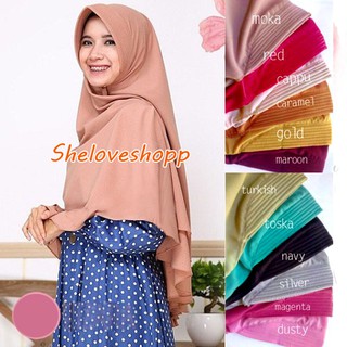 SALE DAILY KHIMAR SIMPEL JUMBO PET ANTEM HIJAB BERGO 