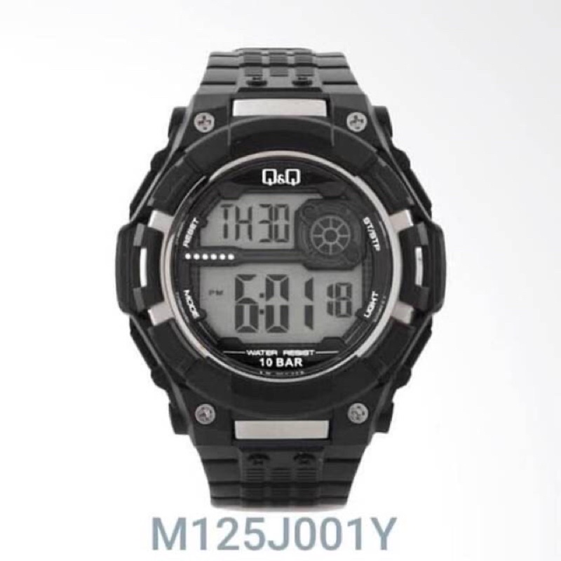 BISA COD!! READY Jam Tangan Pria QQ ORIGINAL M133 jam Q&amp;Q PRIA DIGITAL M-133