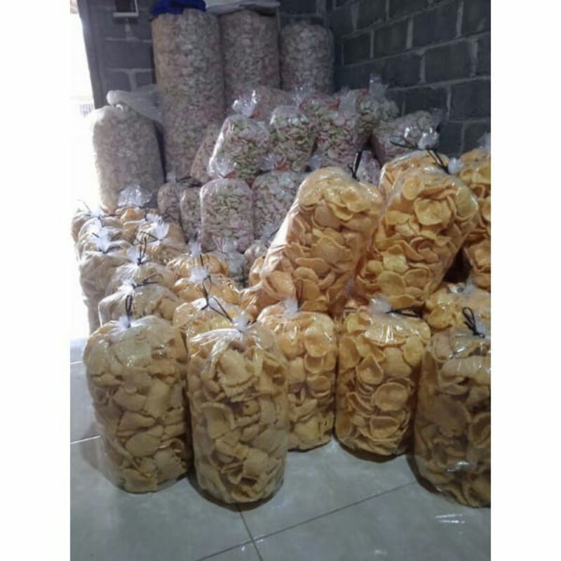 

krupuk goreng pasir rasa trasi khas kediri