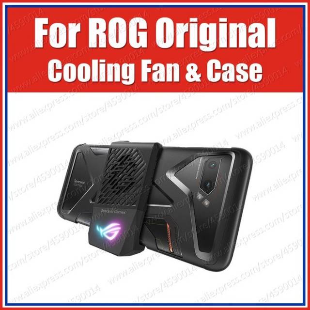 Asus Rog Phone 2 Aeroactive Cooler Fan Original + Aero Case Original 100%