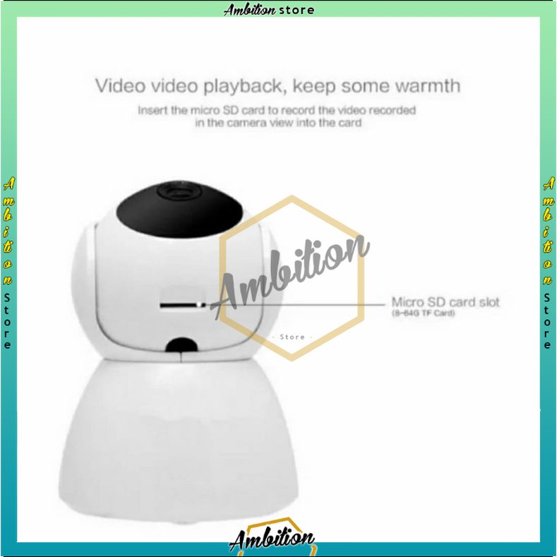 𝒯𝐸𝑅𝐵𝒜𝑅𝒰 𝐵𝐼𝒮𝒜 𝒞❤𝒟 - cam kamera cctv wireless IP Camera 1080P CCTV Snowman V380 pro wifi IP CAMERA CCTV SNOWMAN V380