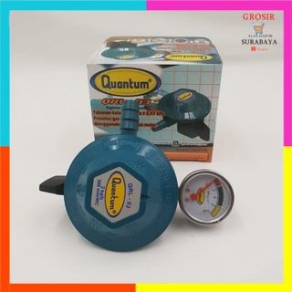 REGULATOR GAS QUANTUM QRL 03 / Regulator + Meter Tekanan Rendah Quantum QRL-03