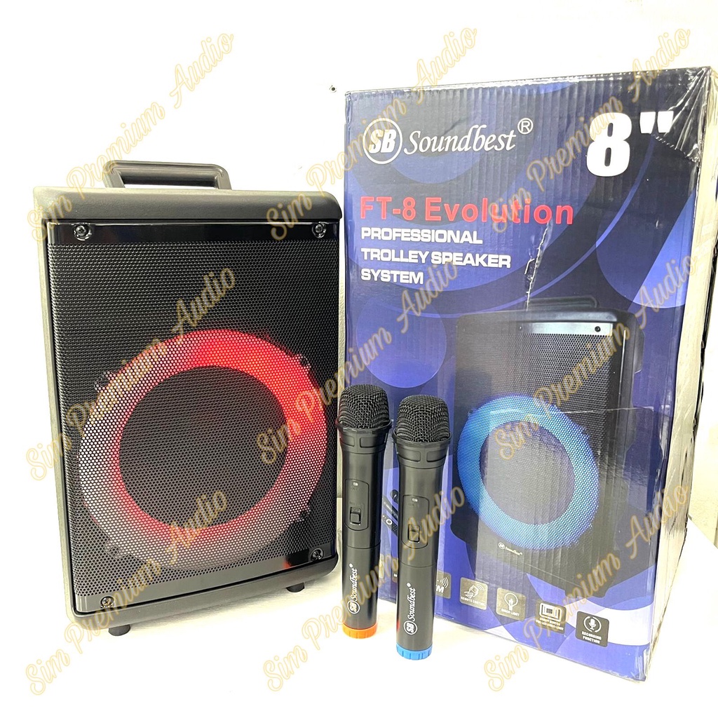 Speaker Portable SOUNDBEST FT8 Evolution Original Ft 8 soundbest ft8 BISA COD