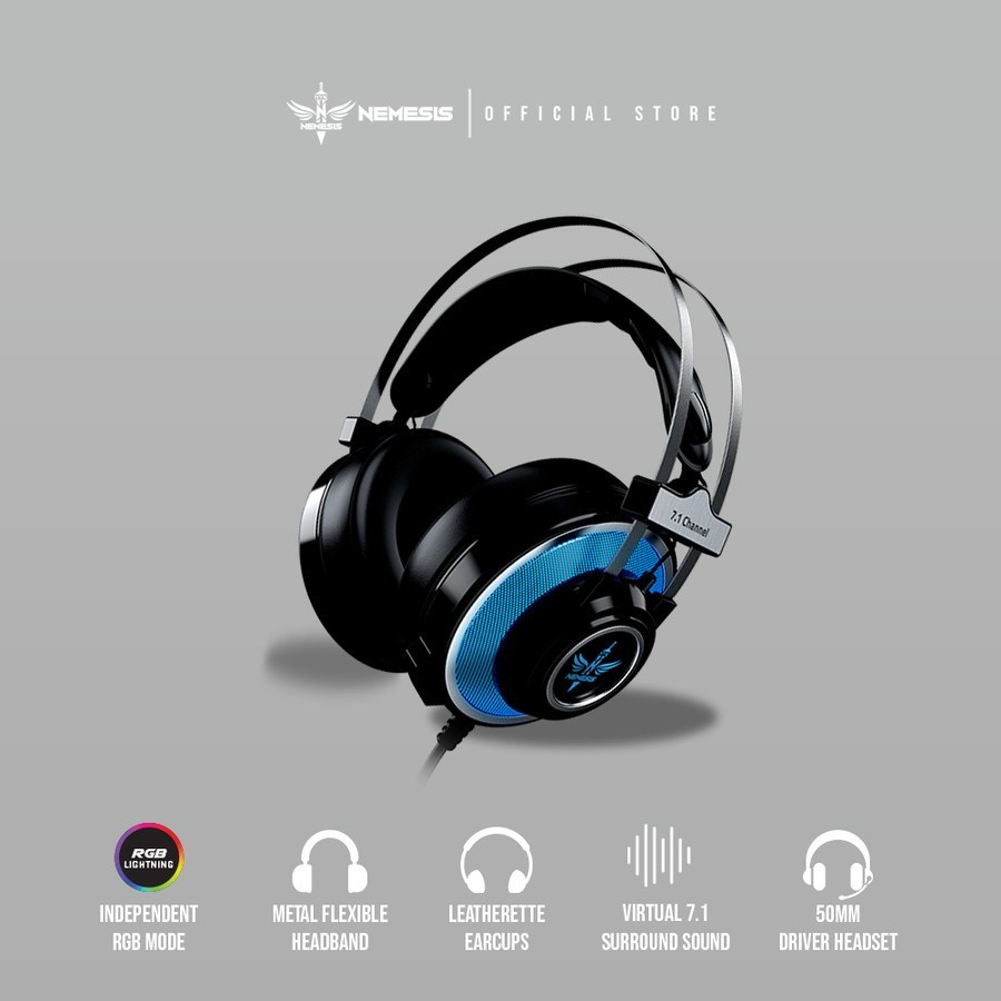 Headset Gaming NYK HS E-10 Thunder / NYK Nemesis Thunder / NYK E10