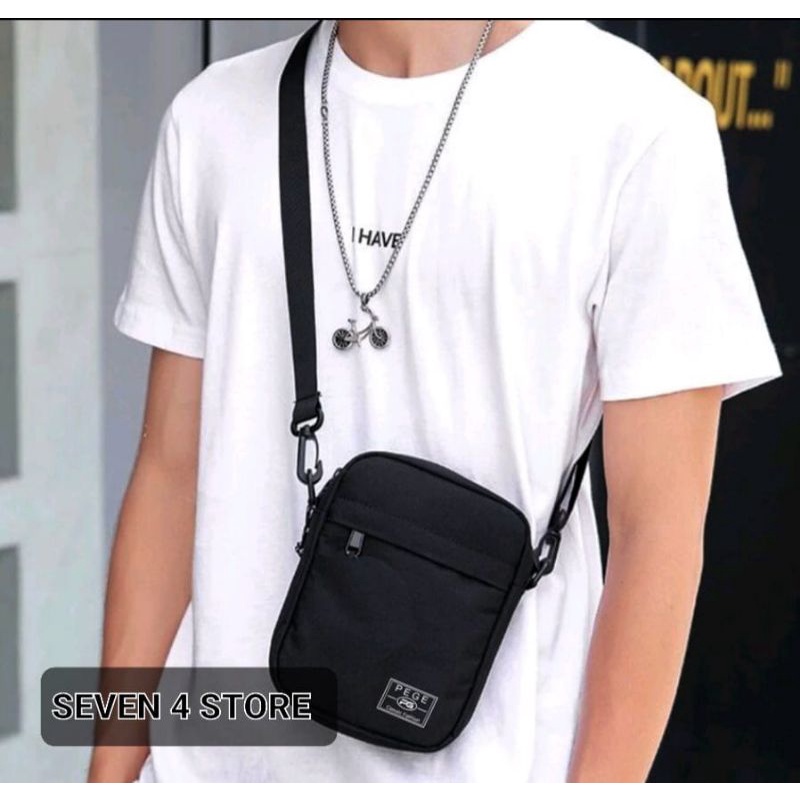 TAS SELEMPANG FASHION PRIA / SLINGBAG SLEMPANG PRIA KEREN - 8864