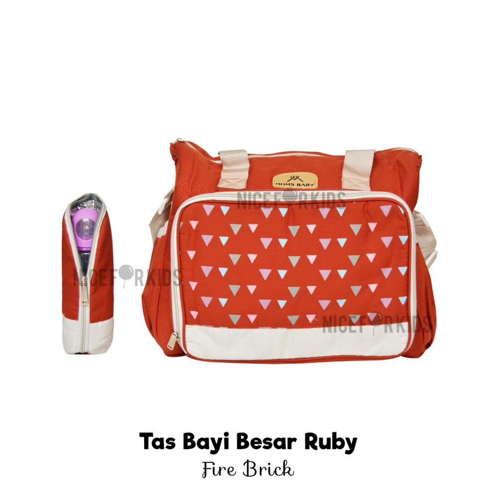 Mom's Baby Tas Bayi Besar Ruby Series MBT3041 / Tas Perlengkapan Bayi / Tas Baju Bayi