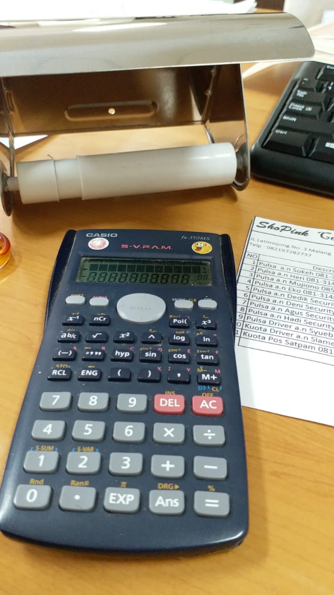 Tempat Tissue Gulung / Roll Maspion Stainless