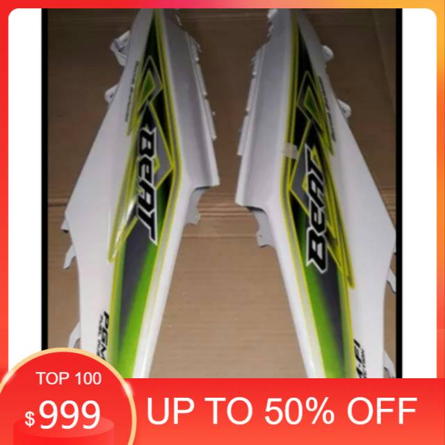 Body samping beat fi putih lis hijau 2013 2014