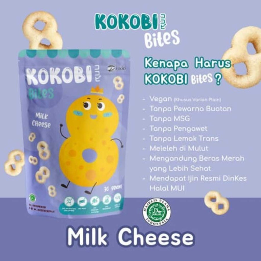 Snack Cemilan Bayi Abe Food Kokobi Bites 30gr