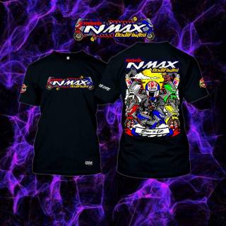 BAJU KAOS  T SHIRT DISTRO YAMAHA NMAX  MODIFIKASI MOTHAI 