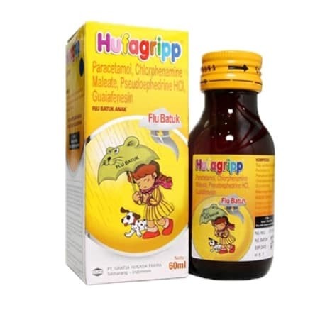 Hufagripp Syrup Turun Panas Flu dan Batuk 60 ml ORIGINAL-BPOM