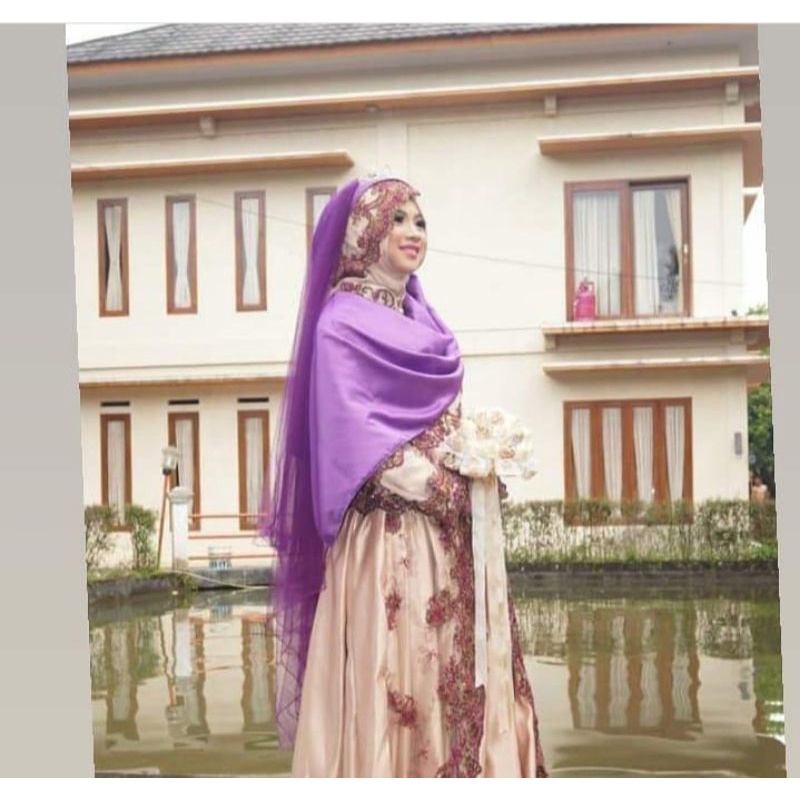 PL GAUN MURAH  gaun nikah /preloved gaun akad /gaun nikah syar'i /walimah /baju nikah