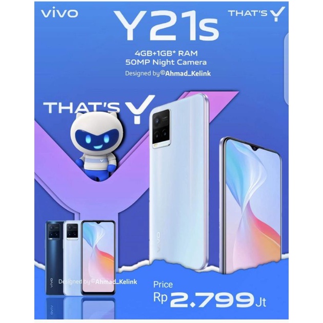 vivo y21s Ram 4/128 GB