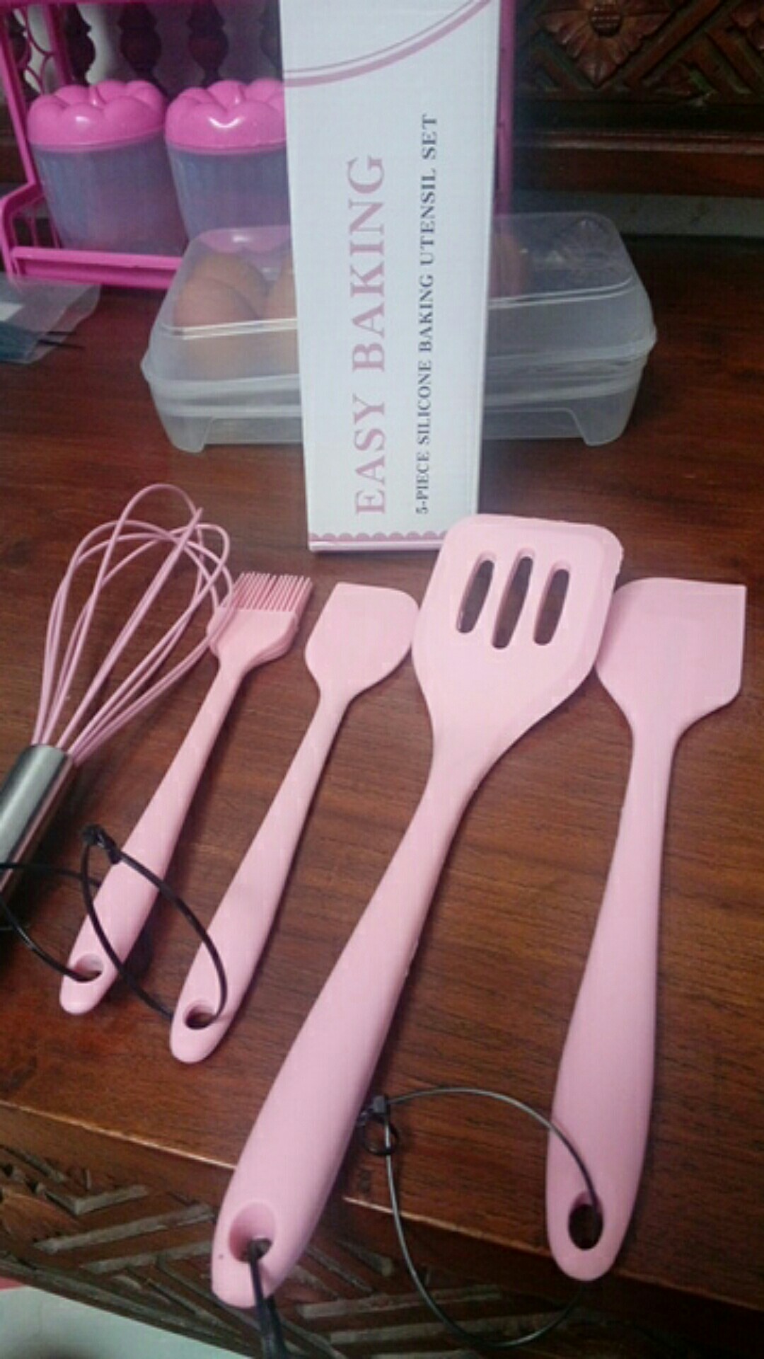 5pc Spatula Silikon / Alat Masak Sutil Set Isi 5 Utensil Silicone Set