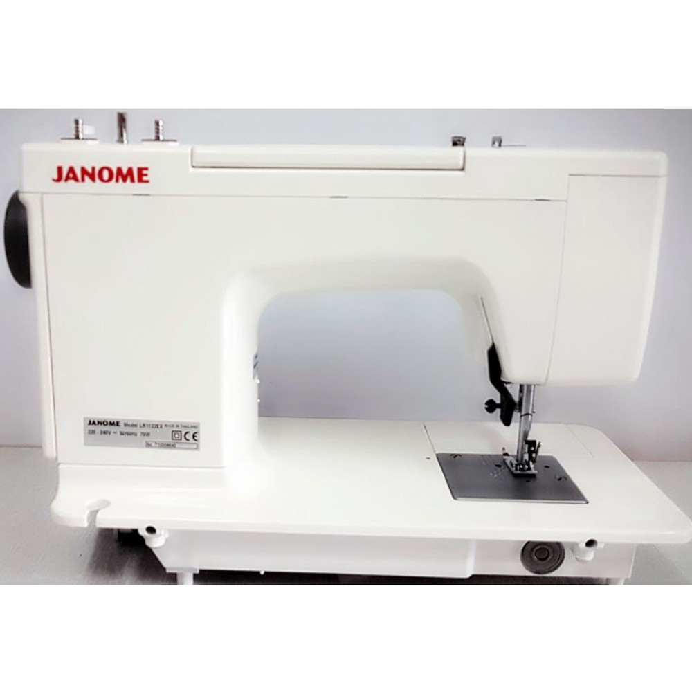 mesin jahit merk Janome type Lr1122Ex semimportable Platbed