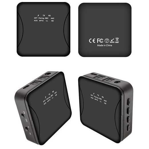 KEBIDU Audio Bluetooth 5.0 Transmitter Receiver aptX Optical Plug