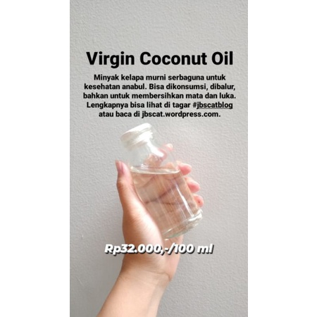 

VCO Repack | Virgin Coconut Oil Repack | Minyak Kelapa Murni Repack 100 ml