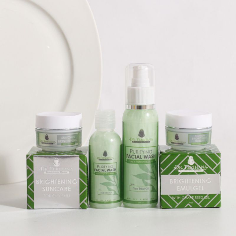 Paket Brightening Oily  dr. Ferihana Cosmetics