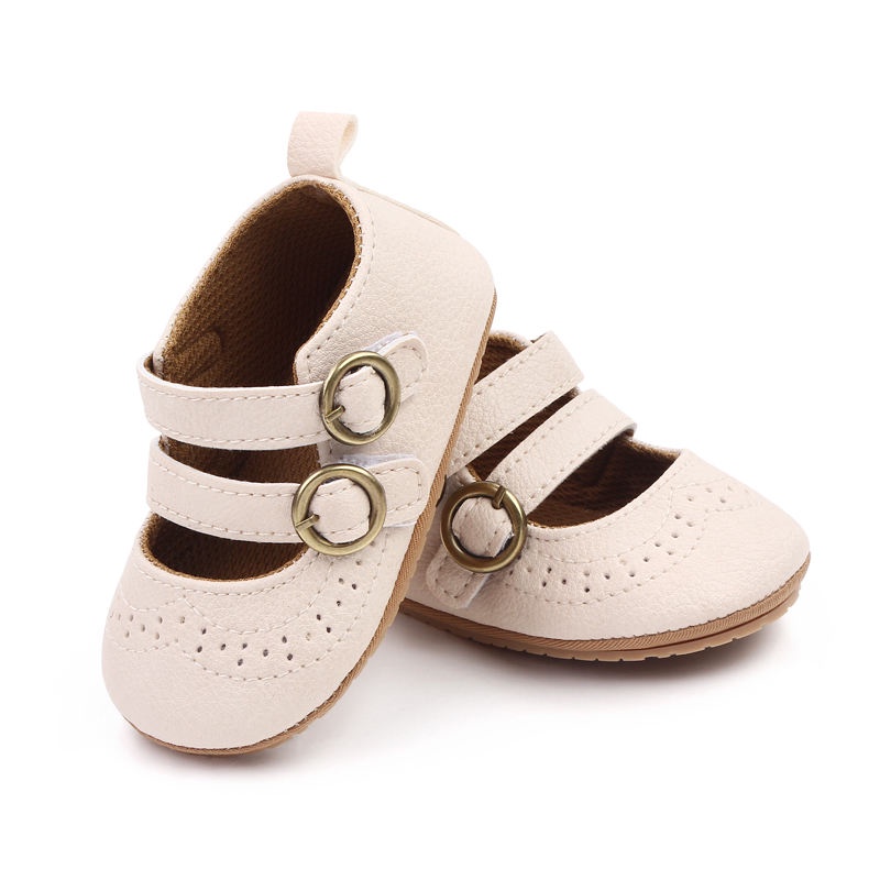 Sepatu Prewalker Bayi Perempuan Vintage Style- Sepatu Bayi Belajar Jalan S1207