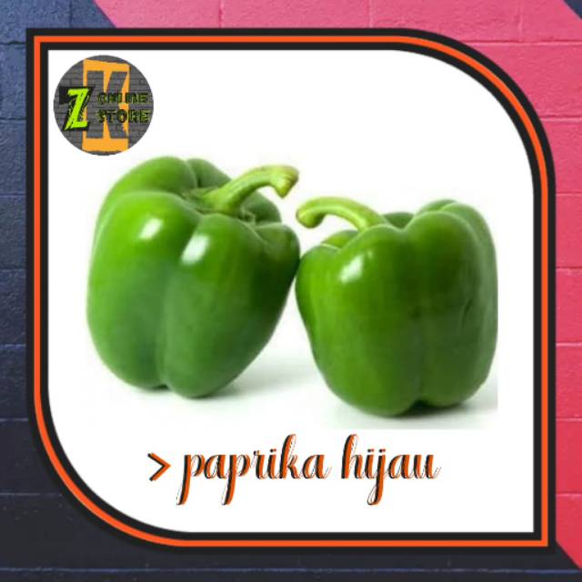 

Paprika hijau 1 buah (±150gr)