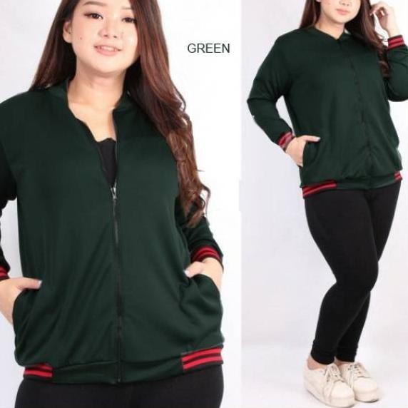 Modern.. JAKET WANITA JUMBO BIG SIZE BB-SCUBA XXXL