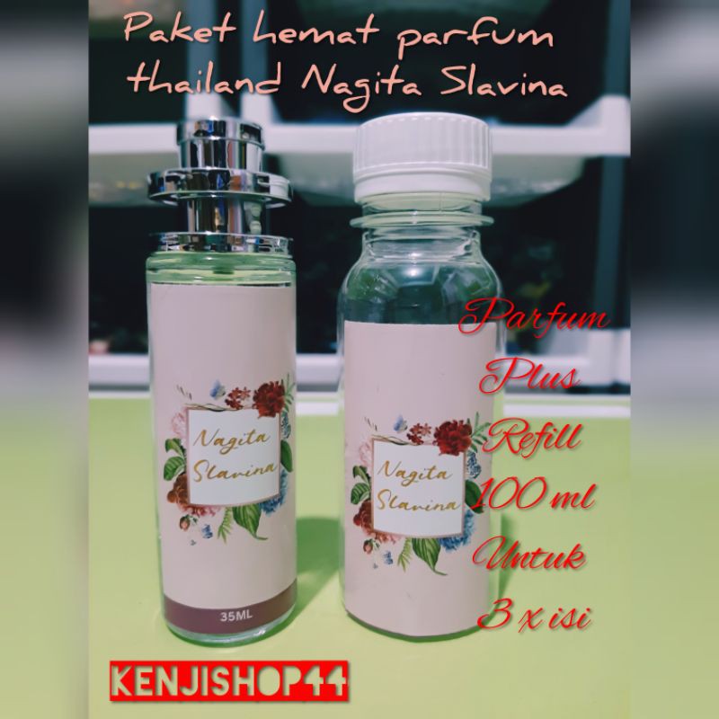 parfum thailand 35 ml Nagita slavina dan isi ulang 100ml utk 3x refill