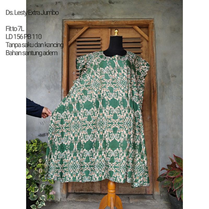 Diskondaster jumbo LD 160/daster batik/daster rayon(COD)