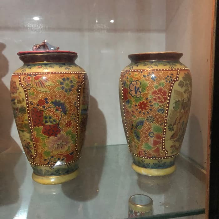 VAS BUNGA Antik Duo Mini IMPORT Cina