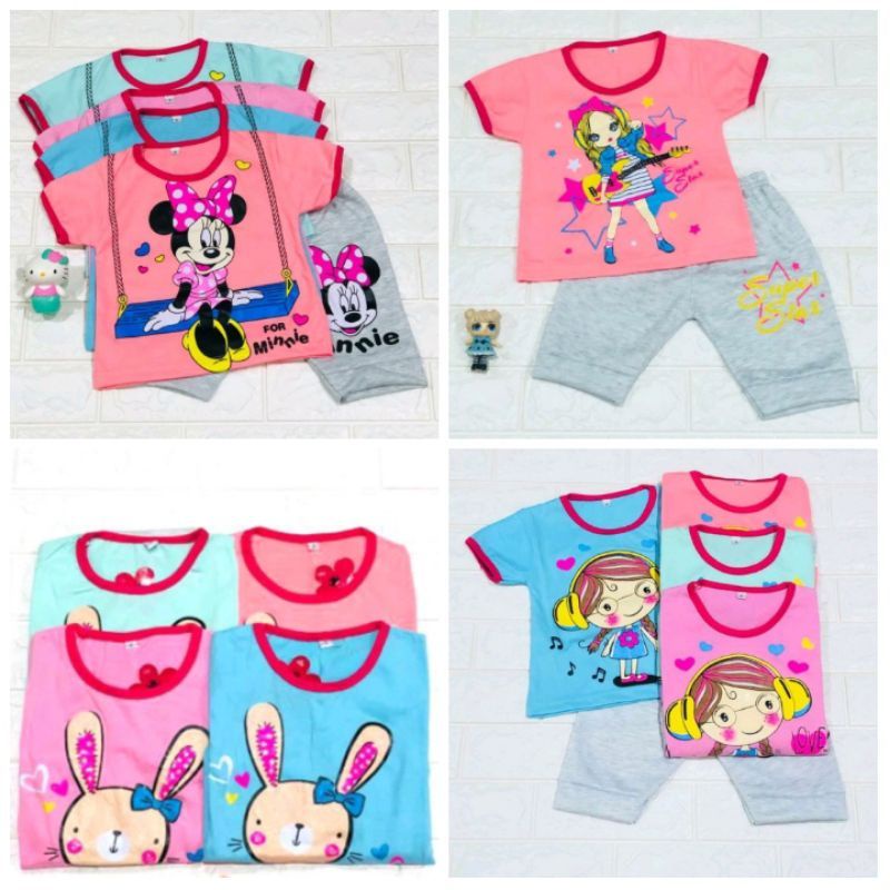 3 4 5 Tahun Kaos Pendek Celana Baby tery