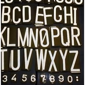 ℗ Stiker Huruf Plat Nomor Mobil Scotlight ✯