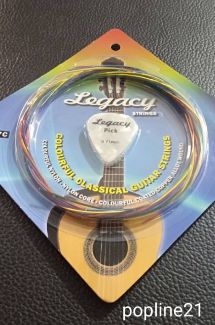 Senar Gitar Nilon Warna - Legacy B107C