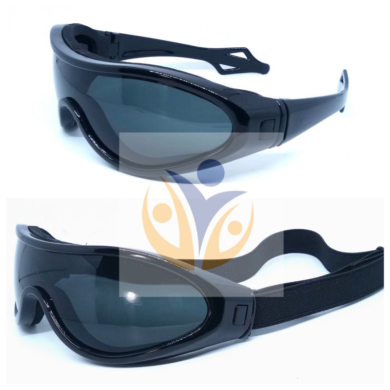 Kacamata safety apd goggle with rubber windshield