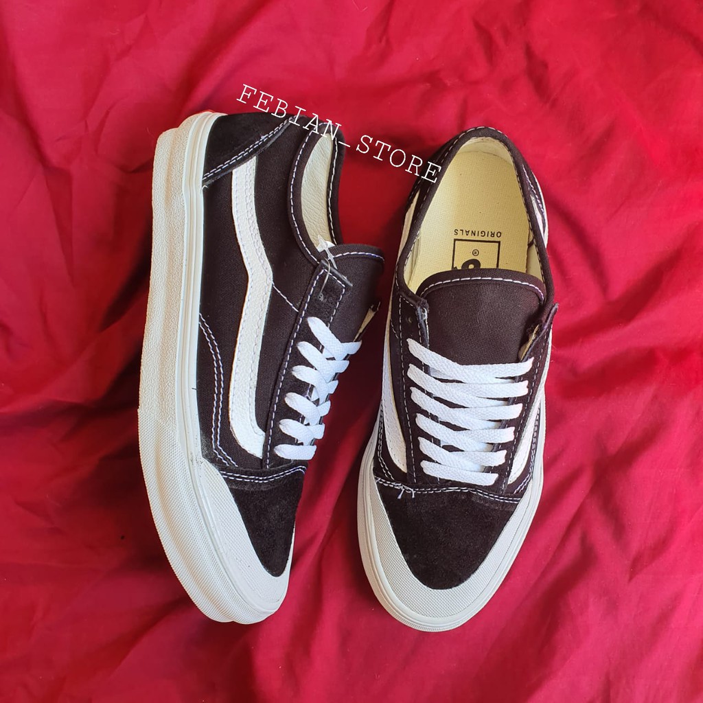 Sepatu Vans oldskool Style 36 Defcon Bw Waffle DT Premium BNIB Import