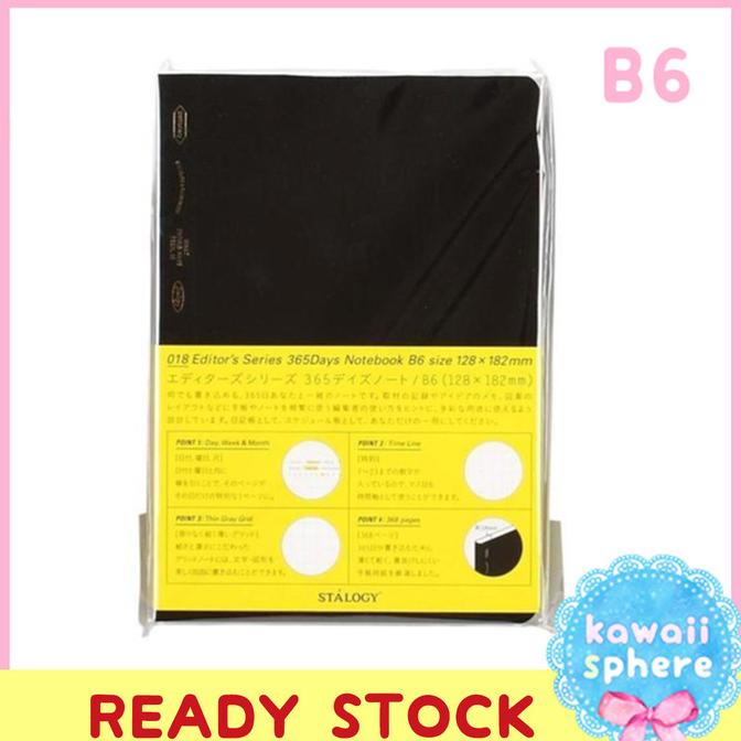 

Stalogy 365 Days Notebook | B6 | Ready Stock