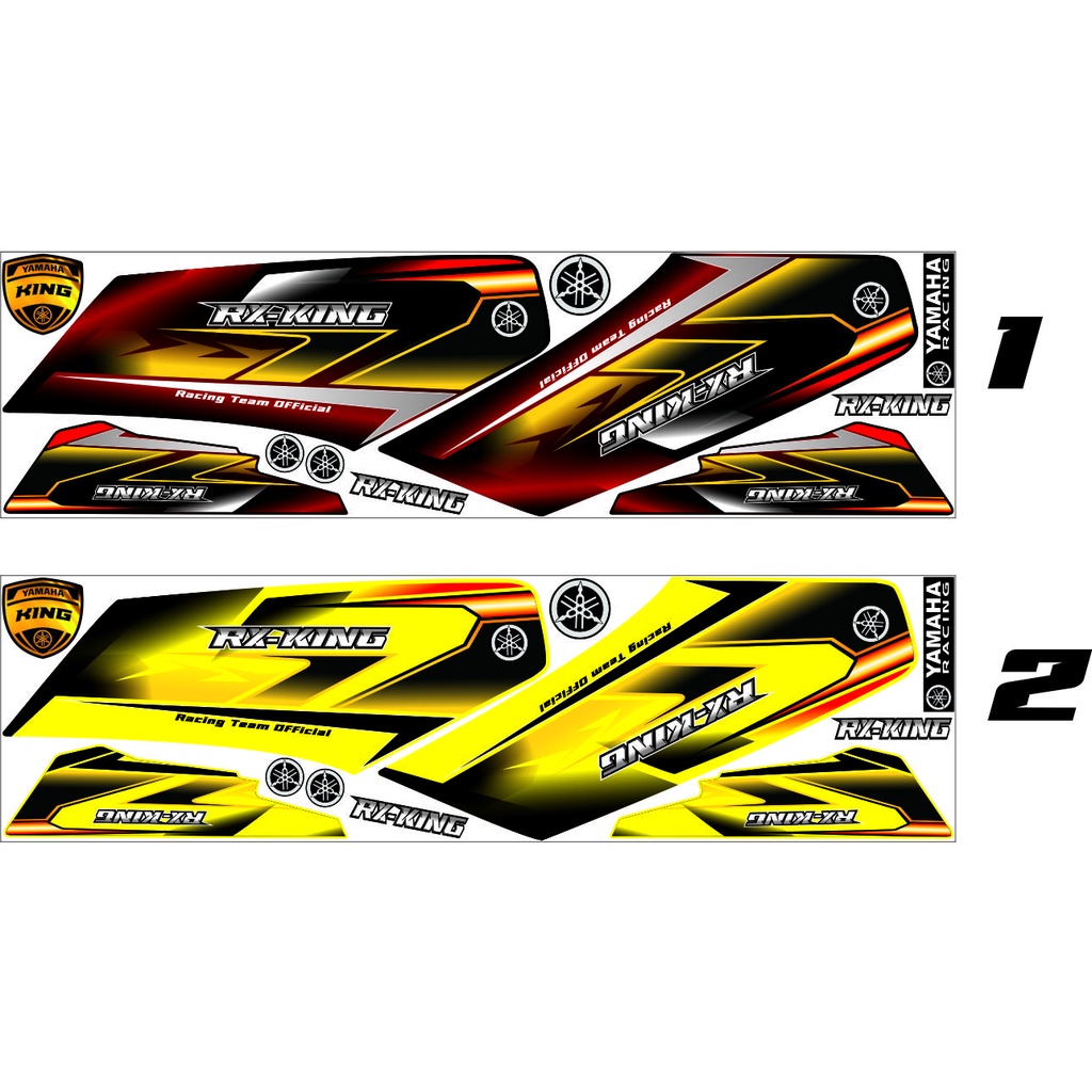 STIKER MOTOR RX KING VARIASI / LIS KING STRIPING / STIKER MOTOR RX KING VARIASI / LIS STRIPING