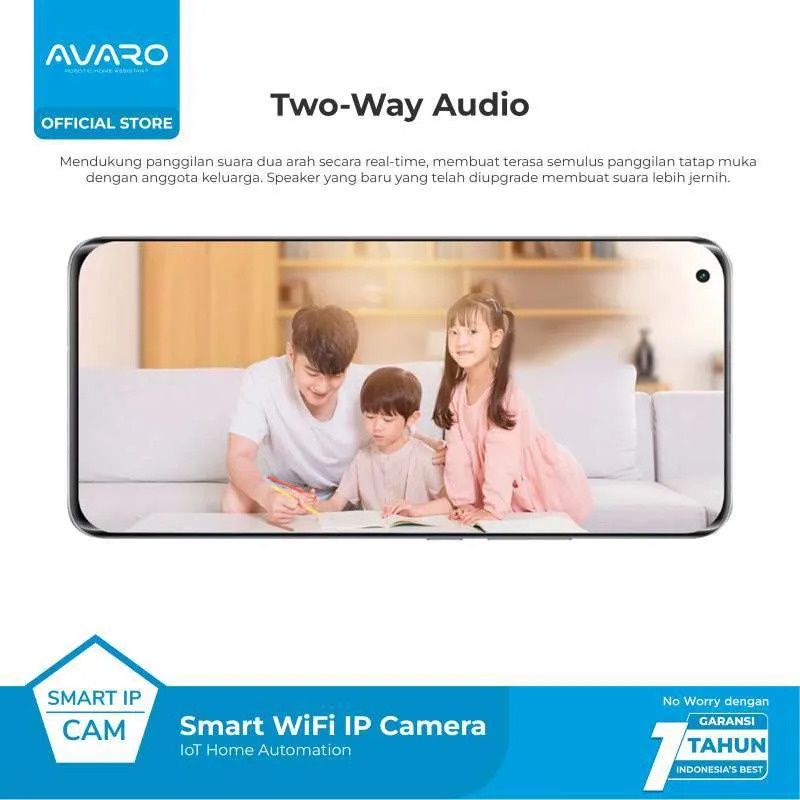 AVARO Smart CCTV WIFI IP Camera CCTV indoor 2MP PTZ