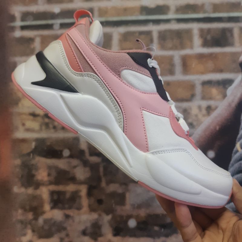 Sepatu Wanita Diadora Benigno White Pink Original Sport/Casual