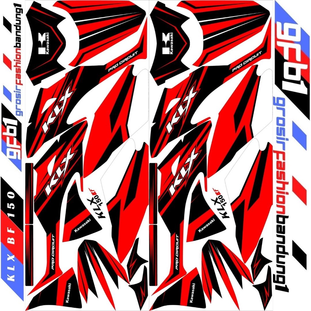 Decal Motorcross Trail Adventure KLX BF 150