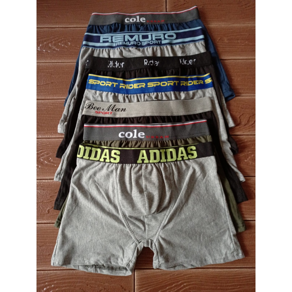 PROMO ISI 6 PCS !!! BOXER PREMIUM MIX BRAND RANDOM  || CELANA DALAM PRIA PREMIUM || SEMPAK PREMIUM