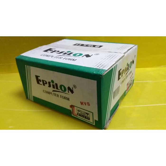 

Jual Epsilon Continuous Form 9 1/2 X 11 1 Ply (K1) | Kertas Komputer Murah