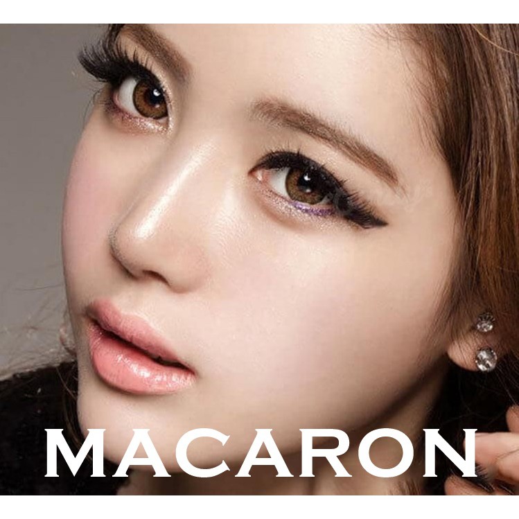 SOFTLENS MINUS SWEETY MACARON 14.5mm CHOCO BROWN (-6.00) GRATIS TEMPAT SOFLEN