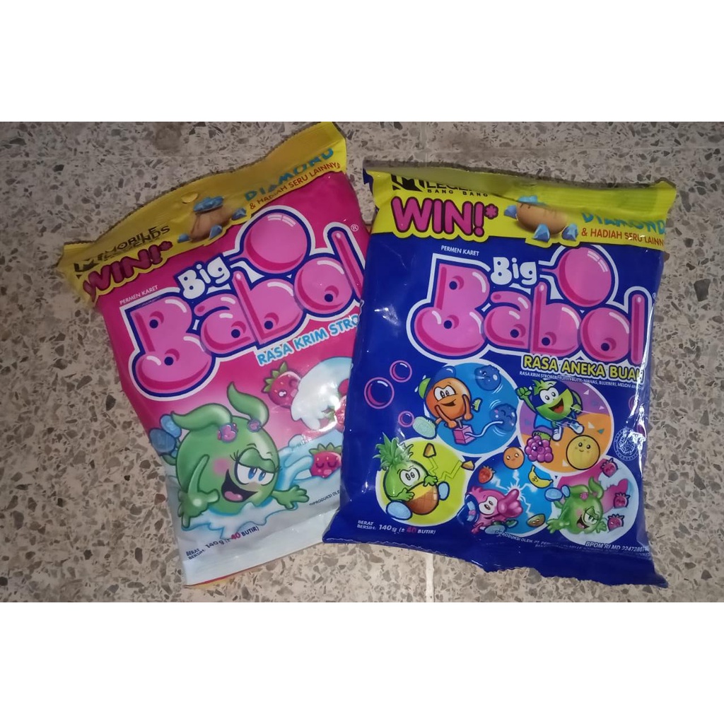 

Jajanan Cemilan Permen Karet Big Babol isi 40