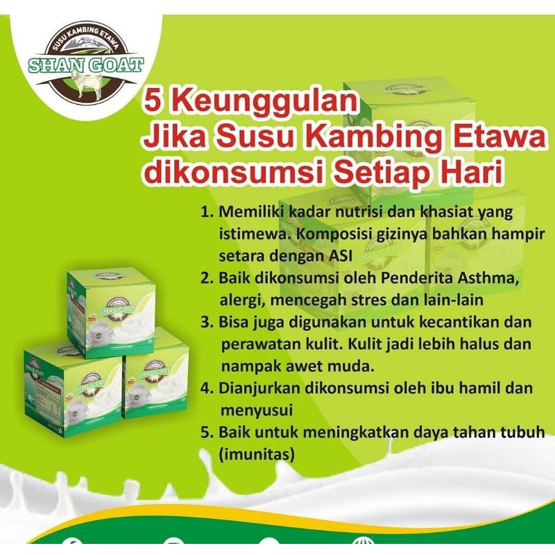 

SHANGOAT SUSU KAMBING ETAWA