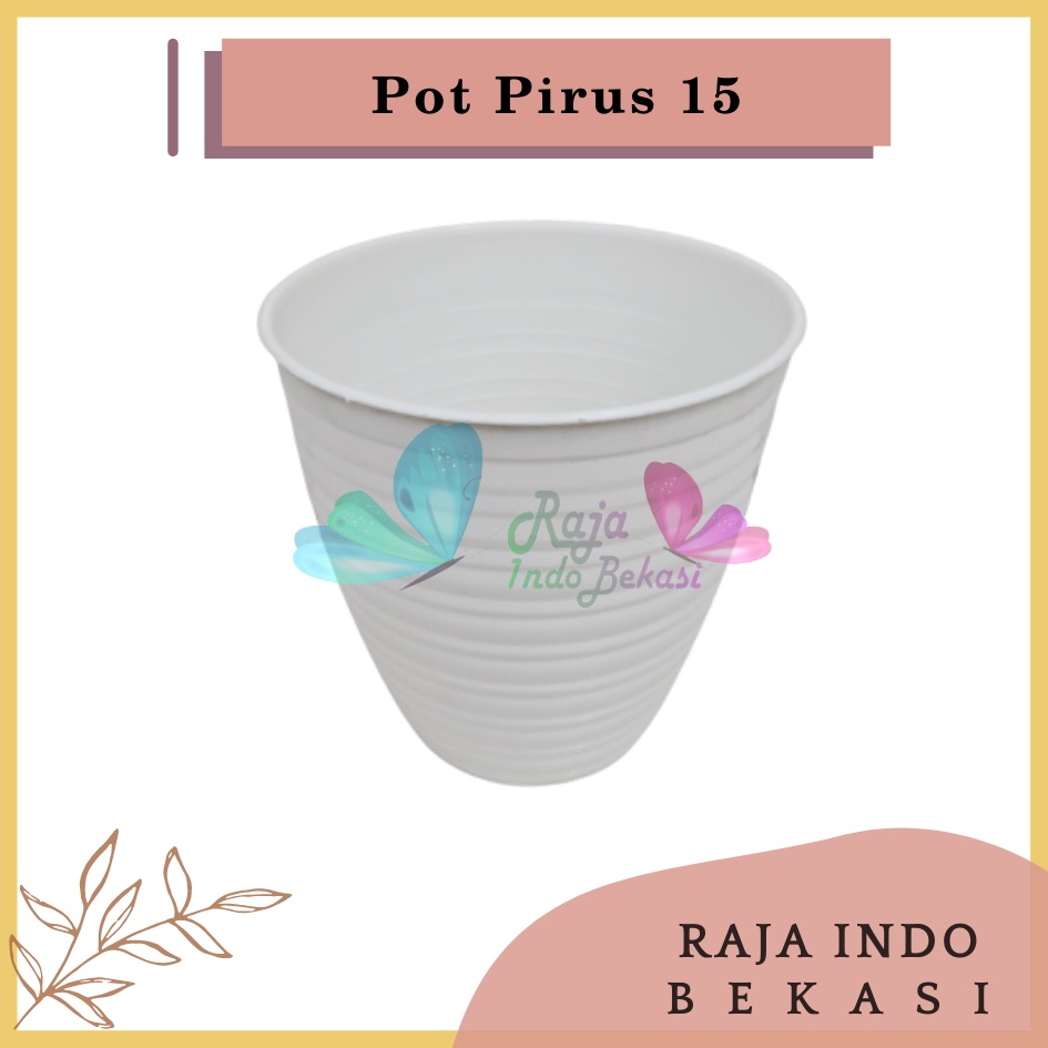 Pot Tawon Pirus 15 Putih / Madu Tinggi 15 / Guci Pirus 15 - Pot Tawon  Lebah Tinggi