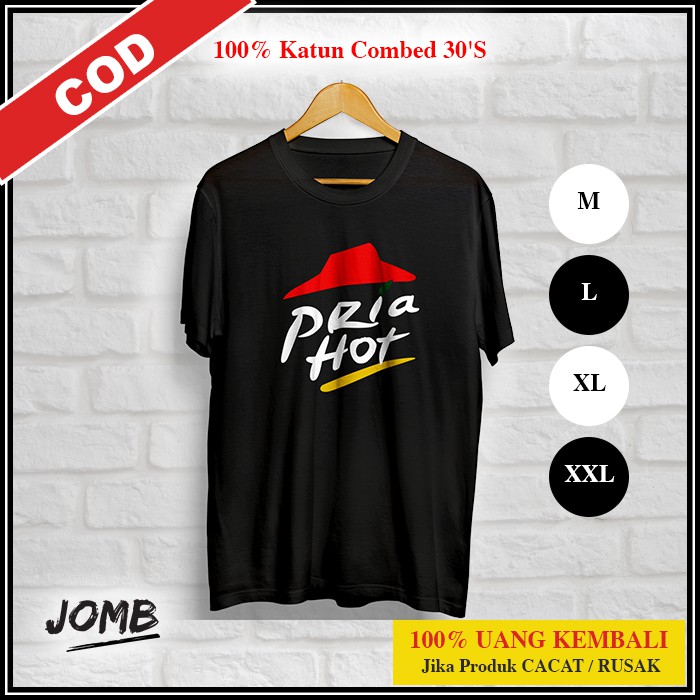 Kaos Lucu Unik Casual Kata Logo Plesetan Atasan Pria Cowok Distro Combed 30s Murah Pria Hot