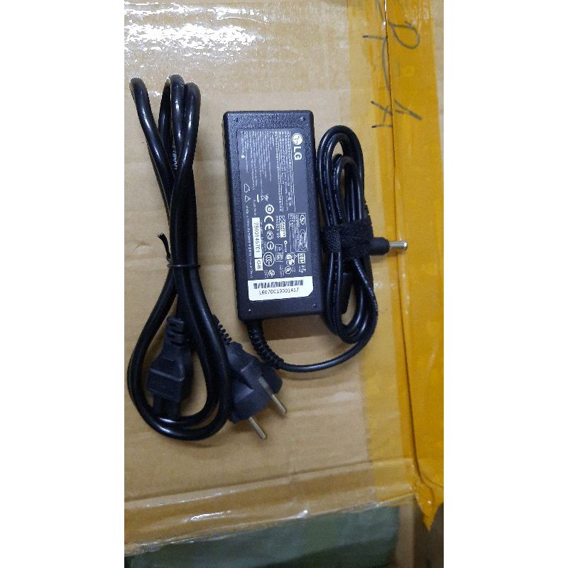 Adaptor Charger MONITOR LCD LED TV LG merek LG 19V 2.1A ORIGINAL