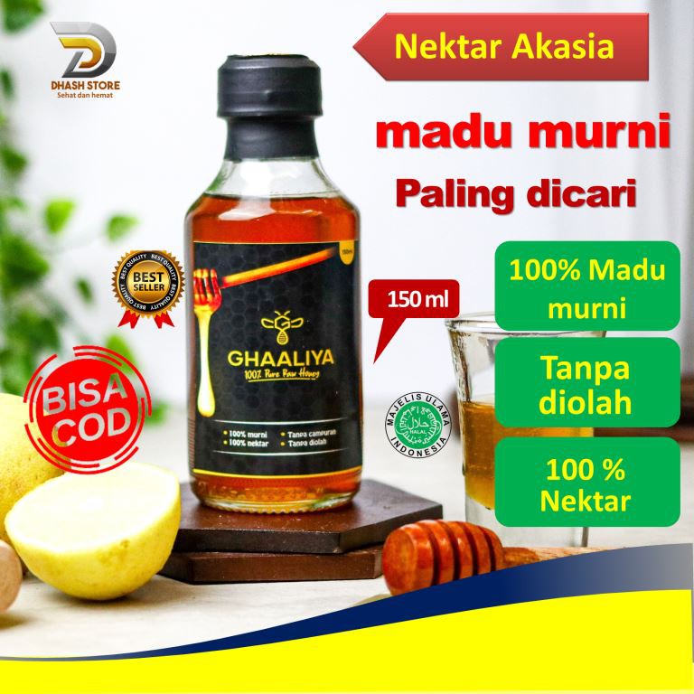 

madu original makanan sarapan madu murni madu asli madu murni asli madu organik madu akasia 150 ml