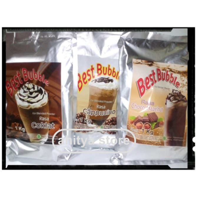 

Powder Minuman Merk Best Bubble 1000 Gram - Halal